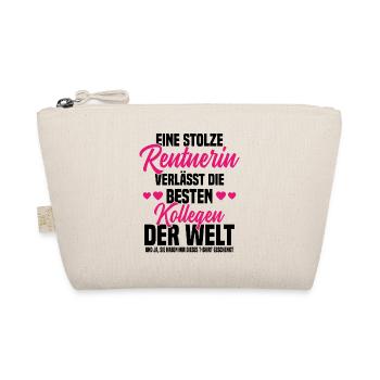 Femmes Fières de leur retraite cadeau humour - Trousse biologique - nature - Devant