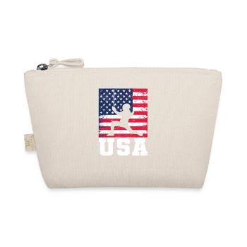 Fechten USA Team Amerikanische Flagge US Fechter - Bio-Täschchen - Natur - Vorne