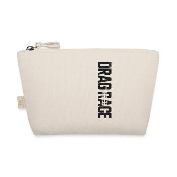 Drag Racing Race Car Vintage Drag - Organic Pouch - nature - Front