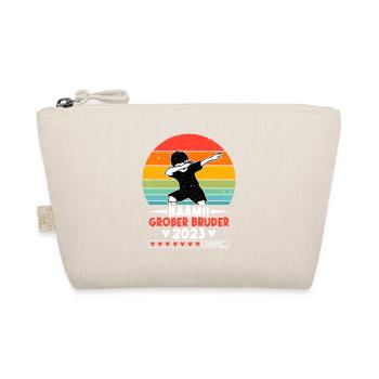 Bääm Großer Bruder Funny Brother 2023 Gift - Bio-Täschchen - Natur - Vorne