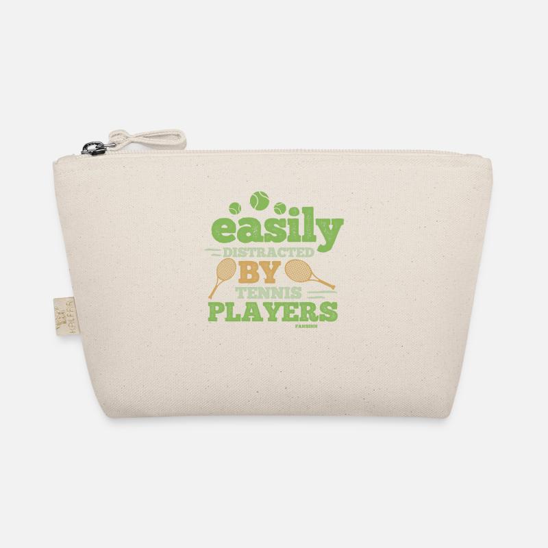 distracted by tennis players Organic Pouch