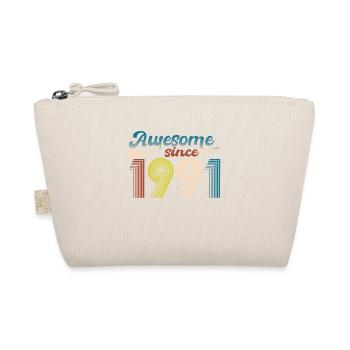 Vintage 1991 Retro Bitrthday Limited Edition - Organic Pouch - nature - Front