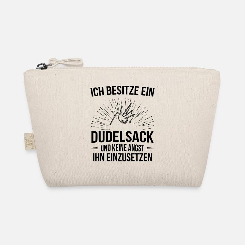 Dudelsack Dudelsackspieler Sackpfeife Bio-Täschchen