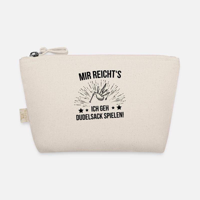 Dudelsack Dudelsackspieler Sackpfeife Bio-Täschchen