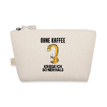 Kaffee Spruch lustig - Bio-Täschchen - Natur - Vorne