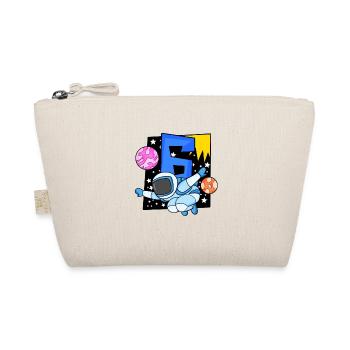6 years old Young astronaut - Organic Pouch - nature - Front