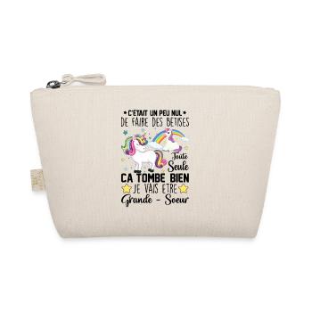 Je vais être grande soeur - Trousse biologique - nature - Devant