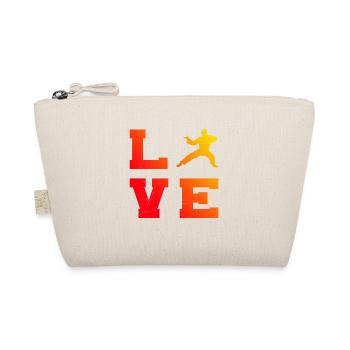 Women's Men's Martial Arts Kung Fu Kungfu Wushu - Organic Pouch - nature - Front