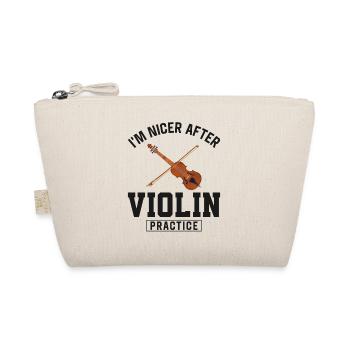 Violoniste Je suis plus gentil après - Trousse biologique - nature - Devant