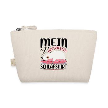 Mein Offizielles Schlafshirt - Bio-Täschchen - Natur - Vorne