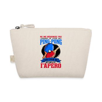 Joueurs de ping-pong | Pongiste Humour - Trousse biologique - nature - Devant