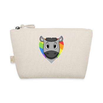Gay LGBT Animal Donkey Rainbow Heart - Trousse biologique - nature - Devant