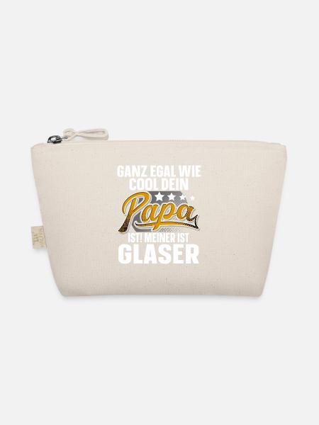 Glaser Papa Vater Vatertag Cooler Papa - Bio-Täschchen - Natur