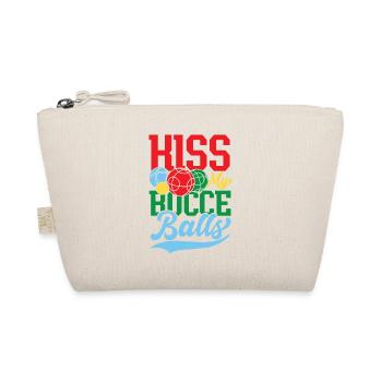 Petanque Petanque Boccia Bocce Boule für einen - Bio-Täschchen - Natur - Vorne