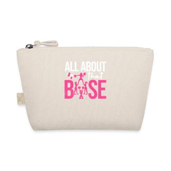 Funny Cheerleading All About That Base Cheer - Bio-Täschchen - Natur - Vorne