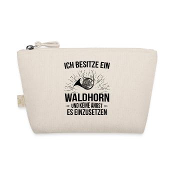Waldhorn Waldhornspieler Waldhornist - Bio-Täschchen - Natur - Vorne