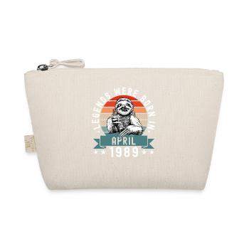 Legends Were Born In April 1989 Faultier Sloth - Organic Pouch - nature - Front