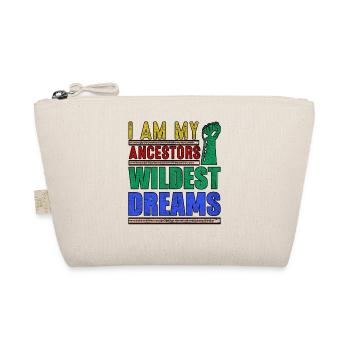 I Am My Ancestors Wildest Black History Month - Organic Pouch - nature - Front