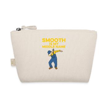 Funny Concrete Finisher Art Men Dad Cool Cement - Organic Pouch - nature - Front