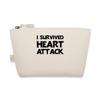 I survived a heart attack - Organic Pouch - nature - Front