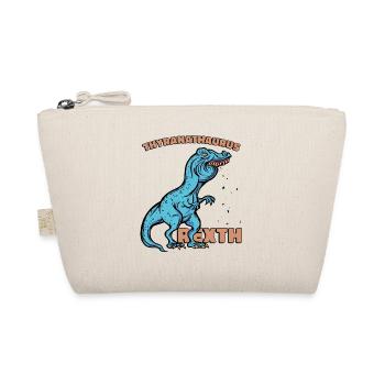 Funny T-Rex - Organic Pouch - nature - Front