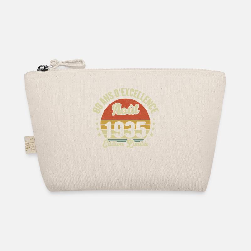 Août 1935 88 Ans Anniversaire Vintage Cadeau Trousse biologique