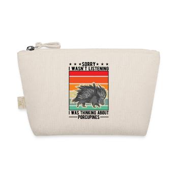Porcupine Gift Porcupine - Organic Pouch - nature - Front