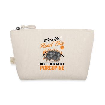 Porcupine lover Porcupine - Organic Pouch - nature - Front
