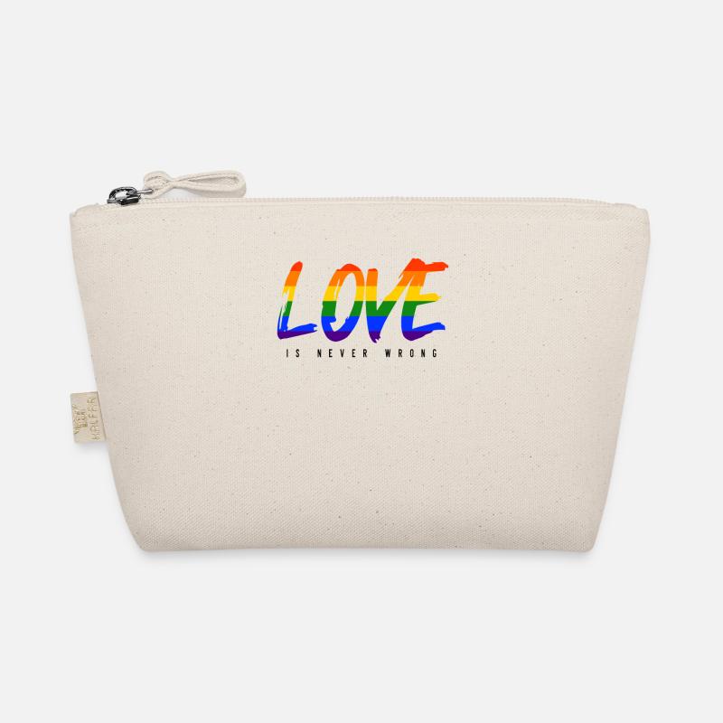 LGBTQ love is never wrong Organic Pouch