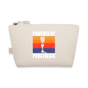 Powered By Prosthesis Retro Prosthetic Leg Designs - Organic Pouch - nature - Front