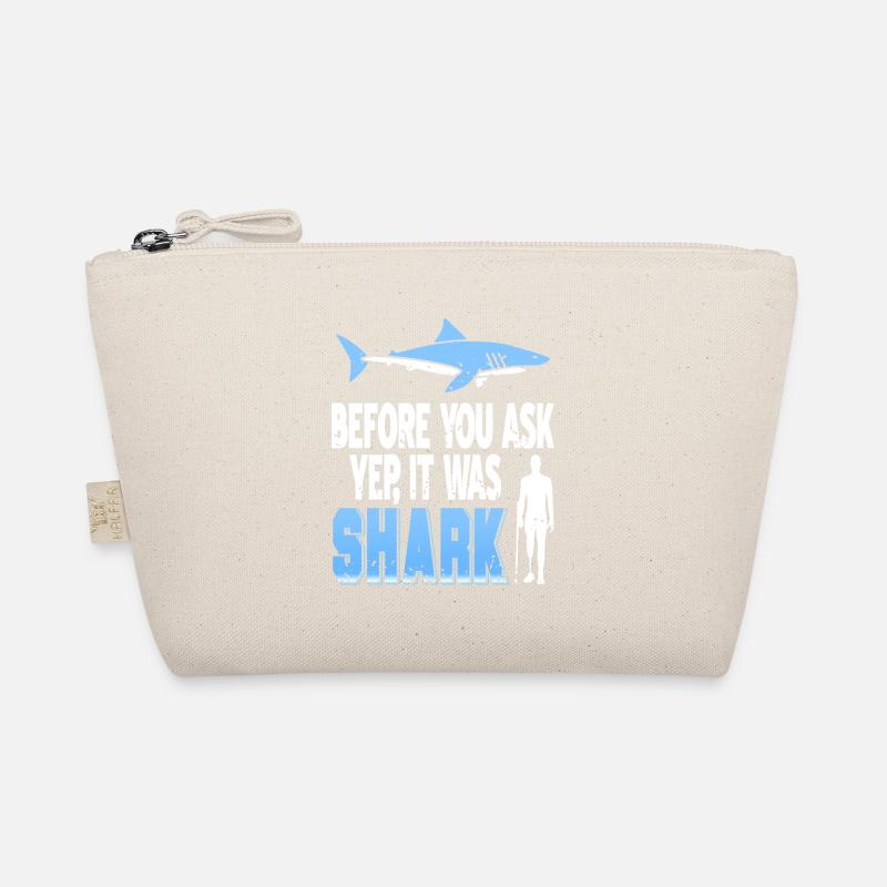 Yep It Was Shark Funny Prosthesis Prosthetic Organic Pouch
