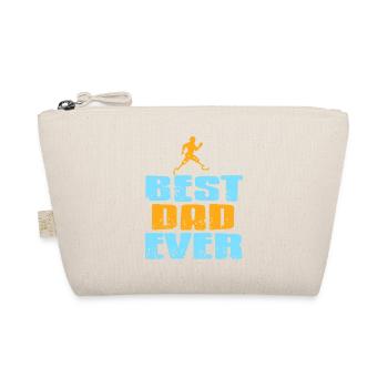 Best DAD Ever Cool Retro Prosthesis Father T-Shirt - Organic Pouch - nature - Front