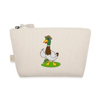 Ente Hut - Bio-Täschchen - Natur - Vorne