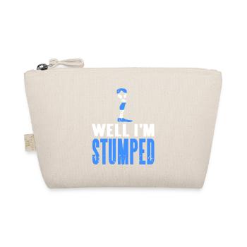 Well I'm Stumped Retro Funny Prosthesis T-Shirt - Organic Pouch - nature - Front