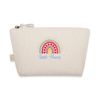 I Teach The Sweetest Little Hearts Valentine's Day - Organic Pouch - nature - Front