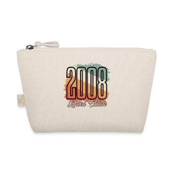 2008 Year of birth Birthday Year of construction Vintage Retro - Organic Pouch - nature - Front