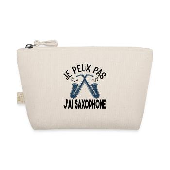 Je Peux Pas J'ai Saxophone. Cadeau Musicien. - Trousse biologique - nature - Devant