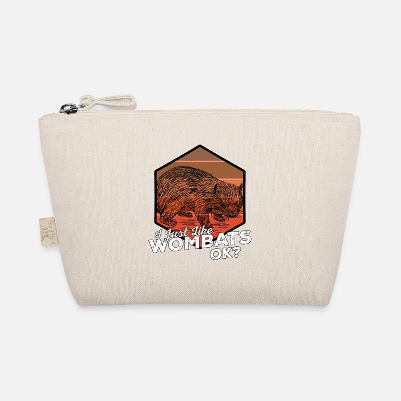 Wombat Wombats Plumbeutler Geschenk Bio-Täschchen