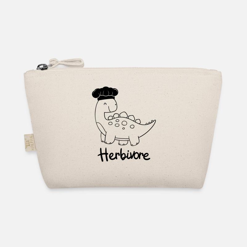 Herbivorous Dinosaurs with Chef's Hat Chef Organic Pouch