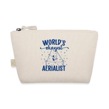 World's okayest Aerialist - Aerial Silk - Organic Pouch - nature - Front
