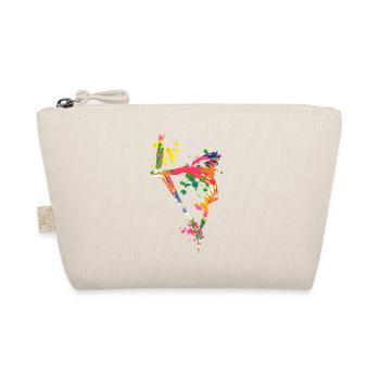 Colorful Aerial Silks - Organic Pouch - nature - Front