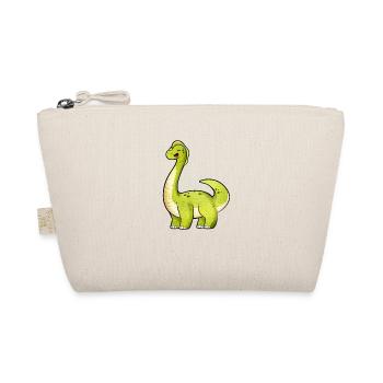 Kawaii Brachiosaurus - Organic Pouch - nature - Front