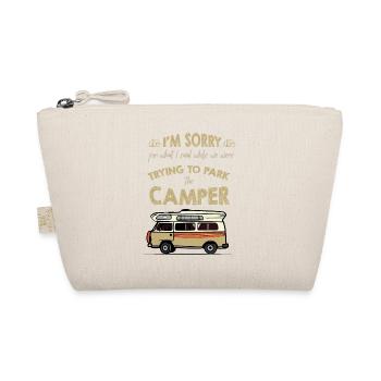 Camping Camper Outdoor Sommer Design - Bio-Täschchen - Natur - Vorne