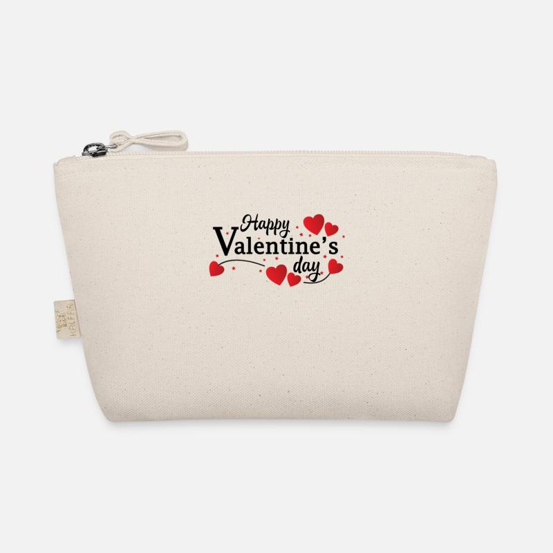 Valentinstag, Valentinstag, Valentinstag Bio-Täschchen