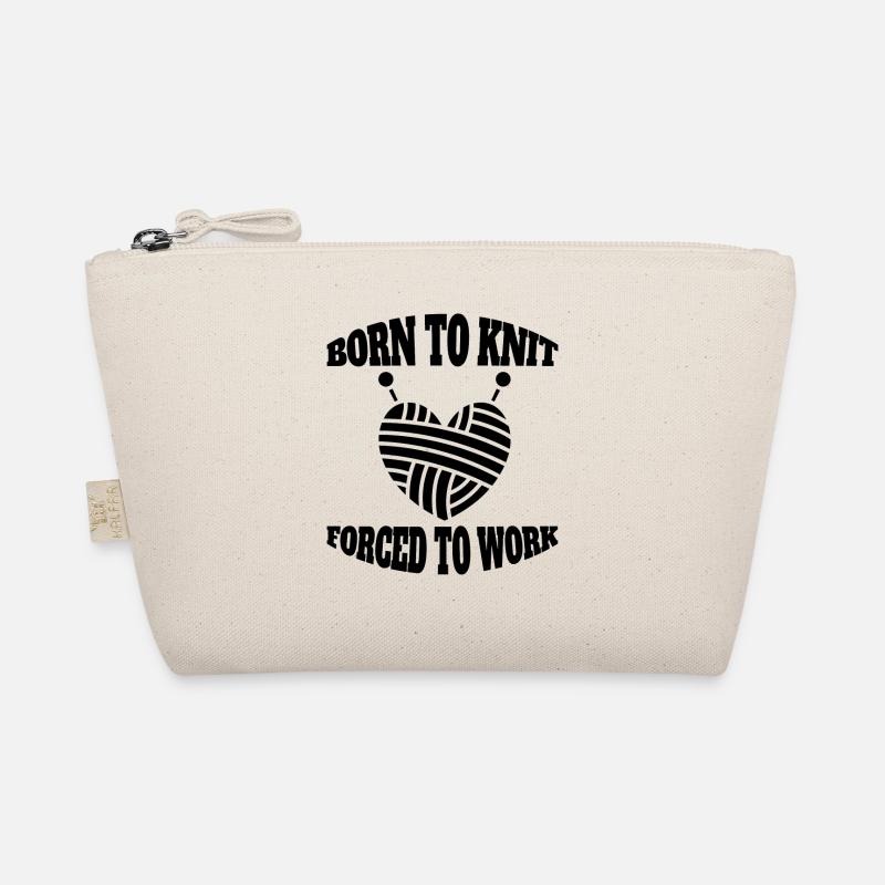 Stricken Geschenk Häkeln Schneiderin Mädchen Nähen Bio-Täschchen