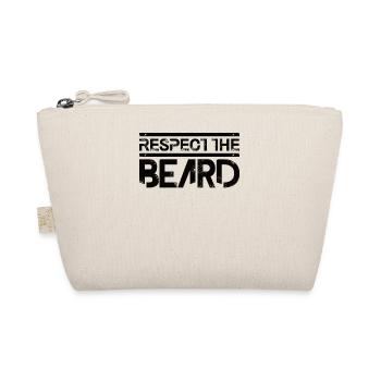 Full beard and beard bearer Beard hair Moustache - Organic Pouch - nature - Front