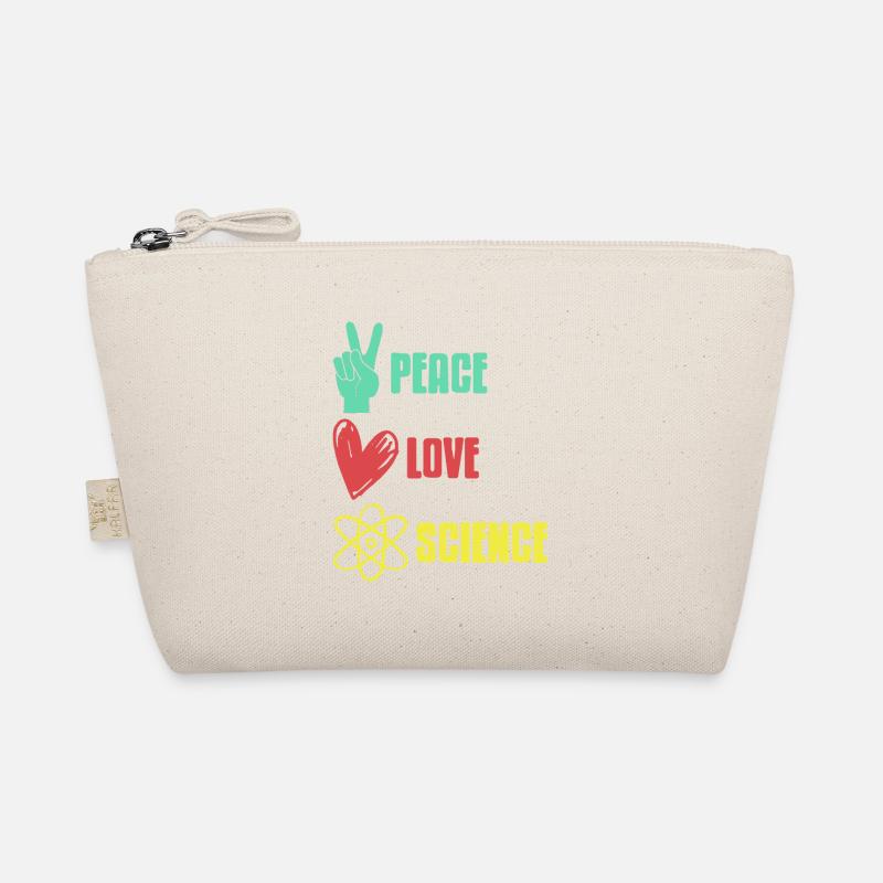 Peace Love Science Retro Science Teacher Designs Bio-Täschchen