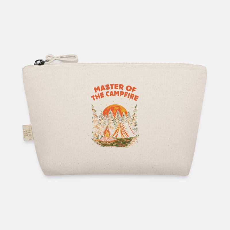 Meister des Lagerfeuers Camping Dad Camper Daddy F Bio-Täschchen