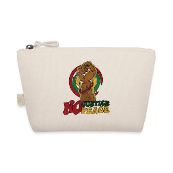No Justice No Peace Black History Month - Organic Pouch - nature - Front