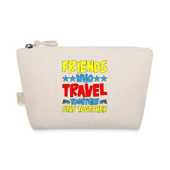 Friends Who Travel Together Stay Together - Bio-Täschchen - Natur - Vorne
